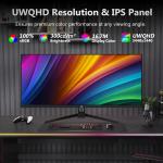 34" Ultrawide 165Hz Gaming Monitor, IPS Panel