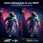 34" Ultrawide 165Hz Gaming Monitor, IPS Panel