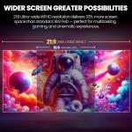 34" White Ultrawide 120Hz Gaming Monitor