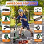 Hurtle Foldable Kick Scooter for Teens and Adults