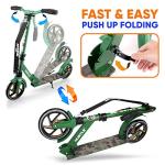 Hurtle Foldable Kick Scooter for Teens and Adults