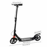 Foldable Adult Kick Scooter with Big Wheels