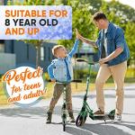 Hurtle Foldable Kick Scooter for Teens and Adults