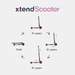 Pink Xtend Electric Scooter