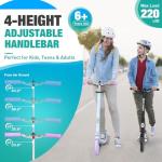 BELEEV V5 Foldable Kick Scooter for Kids and Adults