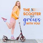 Hurtle Renegade Folding Kick Scooter for All Ages