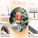 XCJump H1 Folding Scooter for Kids and Adults