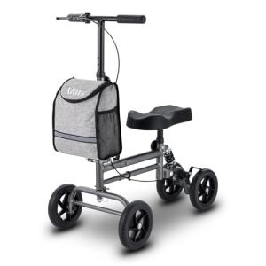 Altus Mobility Knee Walker Scooter in Silver Black