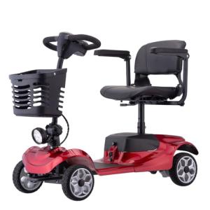 PORIYA 2025 Folding Electric Mobility Scooter Red