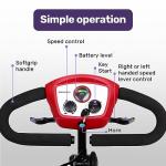 SmartRider Folding Electric Mobility Scooter, Black/Red