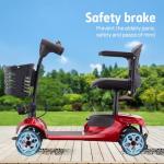 PORIYA 2025 Folding Electric Mobility Scooter Red