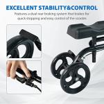 All Terrain Foldable Knee Scooter with 8-Inch Wheels