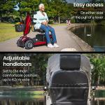 Equipmed VentureCruise Mobility Scooter - 30km Range, 180kg Capacity