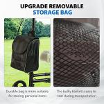 All Terrain Foldable Knee Scooter with 8-Inch Wheels