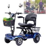 Two-Seater 4-Wheel Mobility Scooter with LED Lights