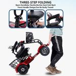 Two-Seater 4-Wheel Mobility Scooter with LED Lights