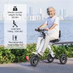 TopMate ES35 Electric 3-Wheel Scooter with Backrest