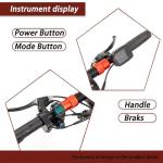 Poriya 1500W Electric Scooter with Comfortable Seat