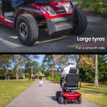 Equipmed XXL Mobility Scooter - 30km Range, 180kg Capacity