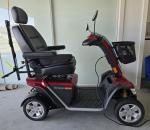 PRIDE PATHRIDER 140 XL Scooter Front Basket & Flag