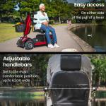 Equipmed XXL Mobility Scooter - 30km Range, 180kg Capacity