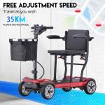 Lightweight Foldable Electric Mobility Scooter, Airline Approved