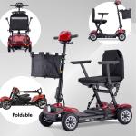 Foldable Electric Mobility Scooter with Lithium Battery