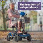 Equipmed Folding 4-Wheel Electric Mobility Scooter