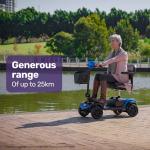 Equipmed Folding 4-Wheel Electric Mobility Scooter