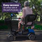 Equipmed Folding 4-Wheel Electric Mobility Scooter