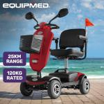 Equipmed Folding Electric 4-Wheel Mobility Scooter