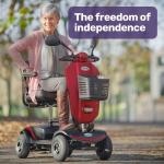 Equipmed Folding Electric 4-Wheel Mobility Scooter