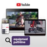 Equipmed Folding Electric 4-Wheel Mobility Scooter