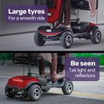 Equipmed Folding Electric 4-Wheel Mobility Scooter