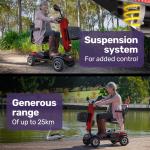Equipmed Folding Electric 4-Wheel Mobility Scooter