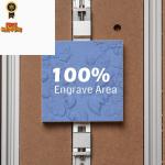 Genmitsu Upgrade CNC Router Vise Clamp for Large Woodworking & Silver 