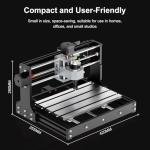 TTC3018 CNC Router Machine 3-Axis Engraving Machine Metal Engraver GRBL Control with Built-in WiFi, 775 Spindle Motor, Engraver Desktop CNC for Wood, Acrylic, Plastic, Aluminum, PCB Milling & Carving