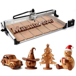 PLSROVACIX 3-Axis CNC Router Machine - 300W Desktop Engraving Mill for Wood, Metal, and Acrylic - Easy Assembly for Beginners - Versatile CNC Solution for Home & Small Shop (31.5in×15.75in×3.74in)