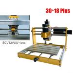 CNC 3018 Pro X-Axis Upgrade Kit for CNC Router 3018 Pro Machine Metal Components for Enhanced Stability Precision Upgrade Kit CNC Machine Parts DIY CNC Upgrades Router Accessories(SCS12VUU)