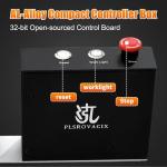 PLSROVACIX 3-Axis CNC Router Machine - 300W Desktop Engraving Mill for Wood, Metal, and Acrylic - Easy Assembly for Beginners - Versatile CNC Solution for Home & Small Shop (31.5in×15.75in×3.74in)