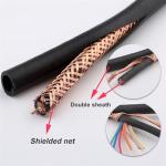 Pangyoo Electrical Wire Engraving Machine Shielded Wire, Spindle Motor Cable, Stepper Motor Cable, CNC Router Accessories Cable (Color : Stepper Motor 4x1.5, Size : 1m)