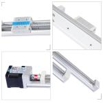 FUYU FSK30J Mini Linear Motion Guide Actuators Linear Rail Ball Screw Small Linear Motorized Nema 14 2-Phase Stepper Motor 500mm Stroke