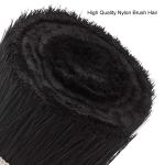 Dust Shoe Brush, 100mm Engraving Machine Dust Cover Nylon CNC Vacuum Brush fo...