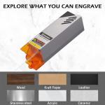 Genmitsu 4040-PRO MAX CNC Router + CFL55-33 5000mW Optical Power Laser Module, 710W Trimmer & Linear Rail Driven, Work Area 400 x 400 x 78mm, for Wood Metal Acrylic Cutting Milling, GRBL Control