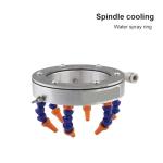 Spindle Cooling Ring Cooling Water Spray Ring on CNC Machining Center Annular Water Ring Pipe Accessories for CNC Router Carving Engraving Machinery(100mm)
