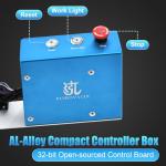 PLSROVACIX 3-Axis CNC Router Machine - 300W Desktop Engraving Mill for Wood, Metal, and Acrylic - Easy Assembly for Beginners - Versatile CNC Solution for Home & Small Shop (15.75in×15.75in×2.95in)