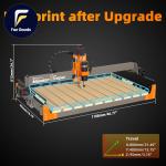 Masuter 3S CNC Router Machine + 3S 8040 X-Axis Extension Kit