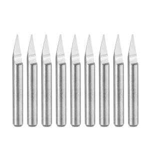 Toolparts and Accessories 1/8" Shank 0.4mm Tip 30 Degree Carbide Wood Engraving Bit CNC Router Tool 10pcs (#CN#130824-02159)