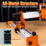 FoxAlien XE-Ultra Core Desktop CNC Router Machine, 45x45cm Active Area with NEMA 23 Closed-Loop Stepper Motor, Large Benchtop Engraving & Milling Machine for Wood, Aluminum, Carbon Fiber DIY Projects