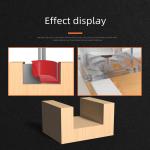 US CNC Router bottom cleaning cutter bit 1/4" 6mm 10mm 22mm 25mm QD610 622 625